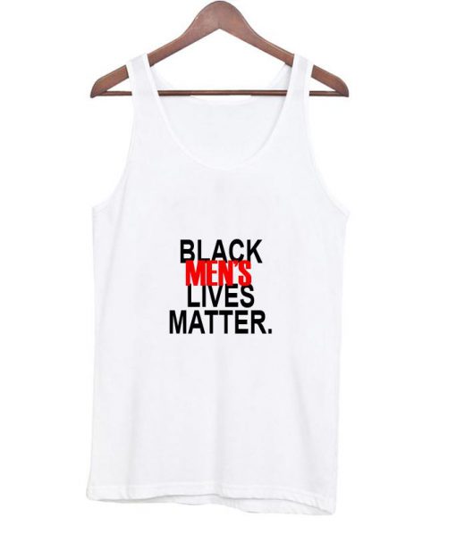 black mens lives matter tanktop