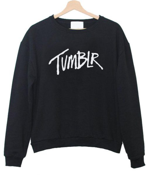 black tumblr sweatshirt