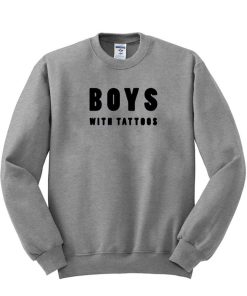boys with tattoos Sweatshirt