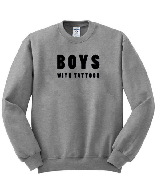 boys with tattoos Sweatshirt