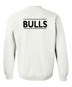 bulls sweatshirt back