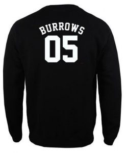 burrows 05 jersey sweatshirt back