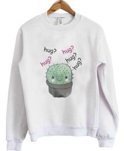 cactus hug sweatshirt