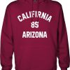 california 85 arizona hoodie