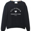 california paradise cove sweatshirt