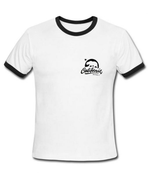 california Contrast T shirt