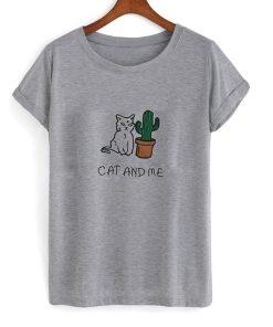 cat and me tshirt