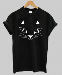 cat face tshirt