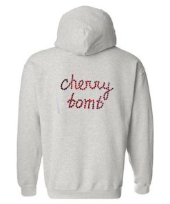 cherry bomb hoodie back