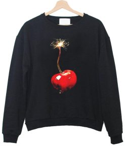 cherry sweatshirt