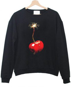 cherry sweatshirt