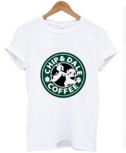 chip and dale coffee T shirt