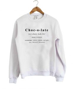 chocolate sweatshirt