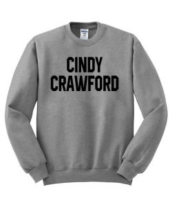 cindy crawford sweatshirt