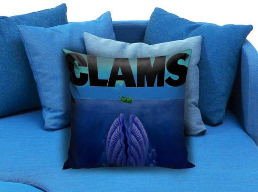 clams jaws parody sponge bob Pillow case