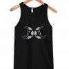 crescent moon face Tank Top