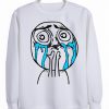 crying sweatshirt