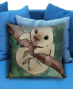 cute baby sloth Pillow case