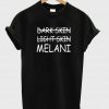 dark skin light tshirt