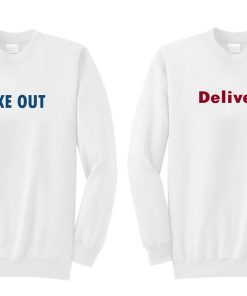 delivery dan take out sweatshirt