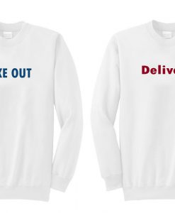 delivery dan take out sweatshirt