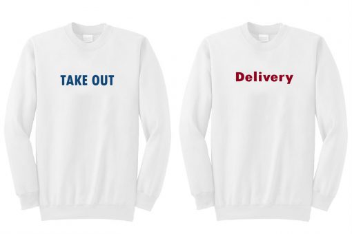 delivery dan take out sweatshirt