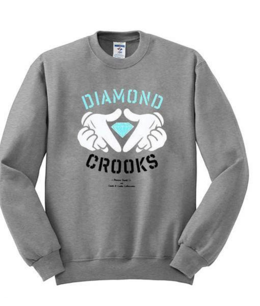 diamond crooks logo sweatshirt