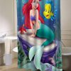 disney little mermaid shower curtain customized design for home decor