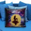 Disney princess ariel mermaid in the galaxy Pillow case