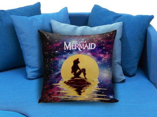 Disney princess ariel mermaid in the galaxy Pillow case