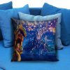 disney tangled rapunsel watching lantern in the castle Pillow case