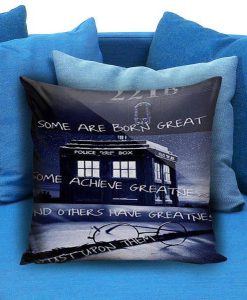 dr who tardis box harry potter quotes Square Pillow case