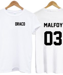 draco  malfoy two side tshirt