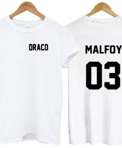 draco  malfoy two side tshirt