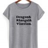 drogon and rhaegal and viserion T shirt