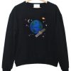 earth satelite sweatshirt