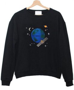 earth satelite sweatshirt