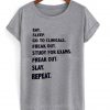 eat sleep go tshirt