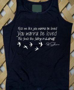 ed sheeran kiss me Tank top