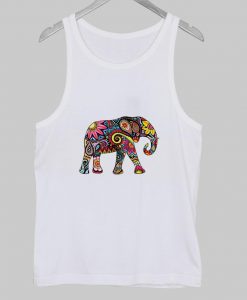 elephant mozaic tanktop