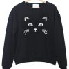 face cat sweatshirt