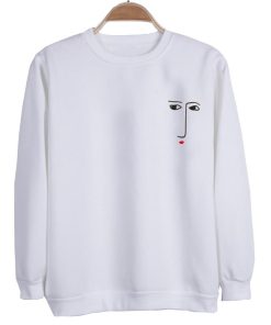 face sweatshirt