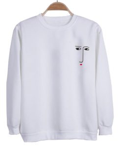 face sweatshirt