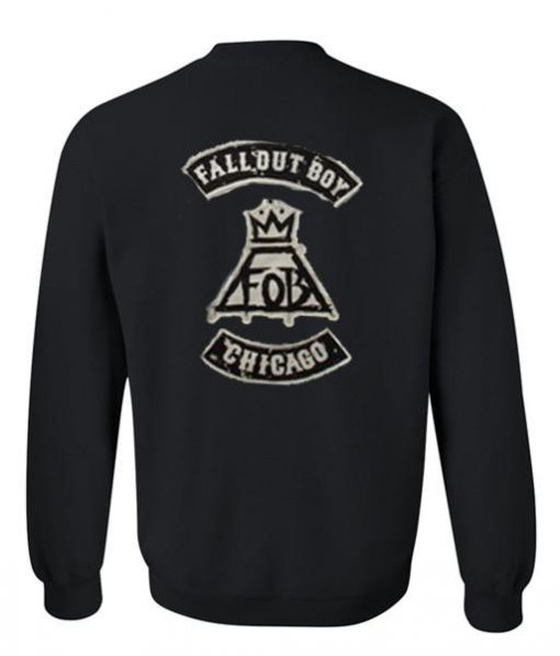 fall out boy sweatshirt back