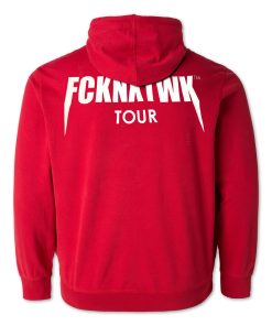 fcknxtwk tour hoodie  back