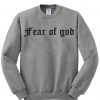 fear of god sweatshirt