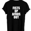 fists up tshirt back