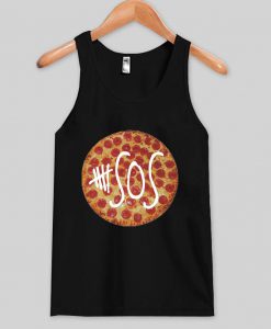 five second of summer pizza Tank top