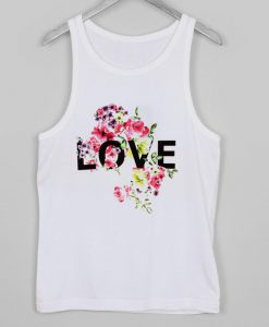 flower love tank top