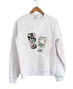 flower starbucks Sweatshirt